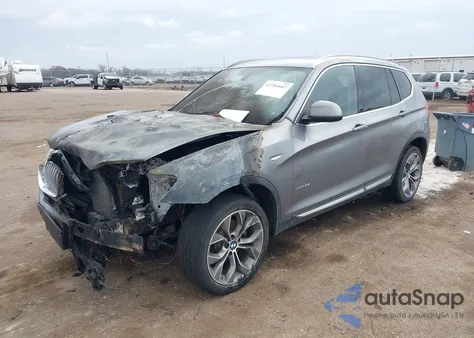 2015 BMW X3 xDrive35I из США, поврежденный, VIN 5UXWX7C51F0K31759